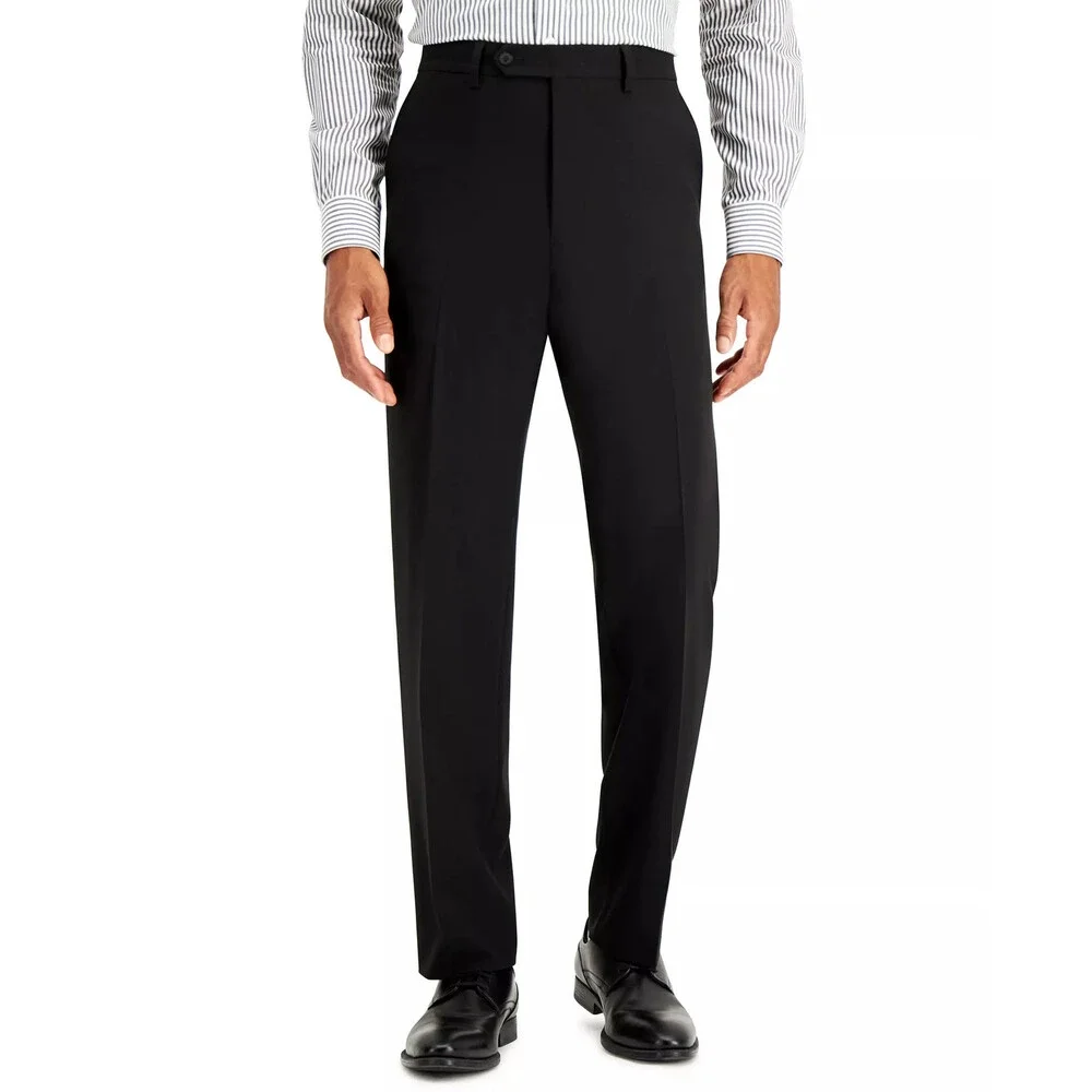 Nautica Men's Suit 38S 32x31 Black Modern Fit Bi-Stretch Performance NWT $395